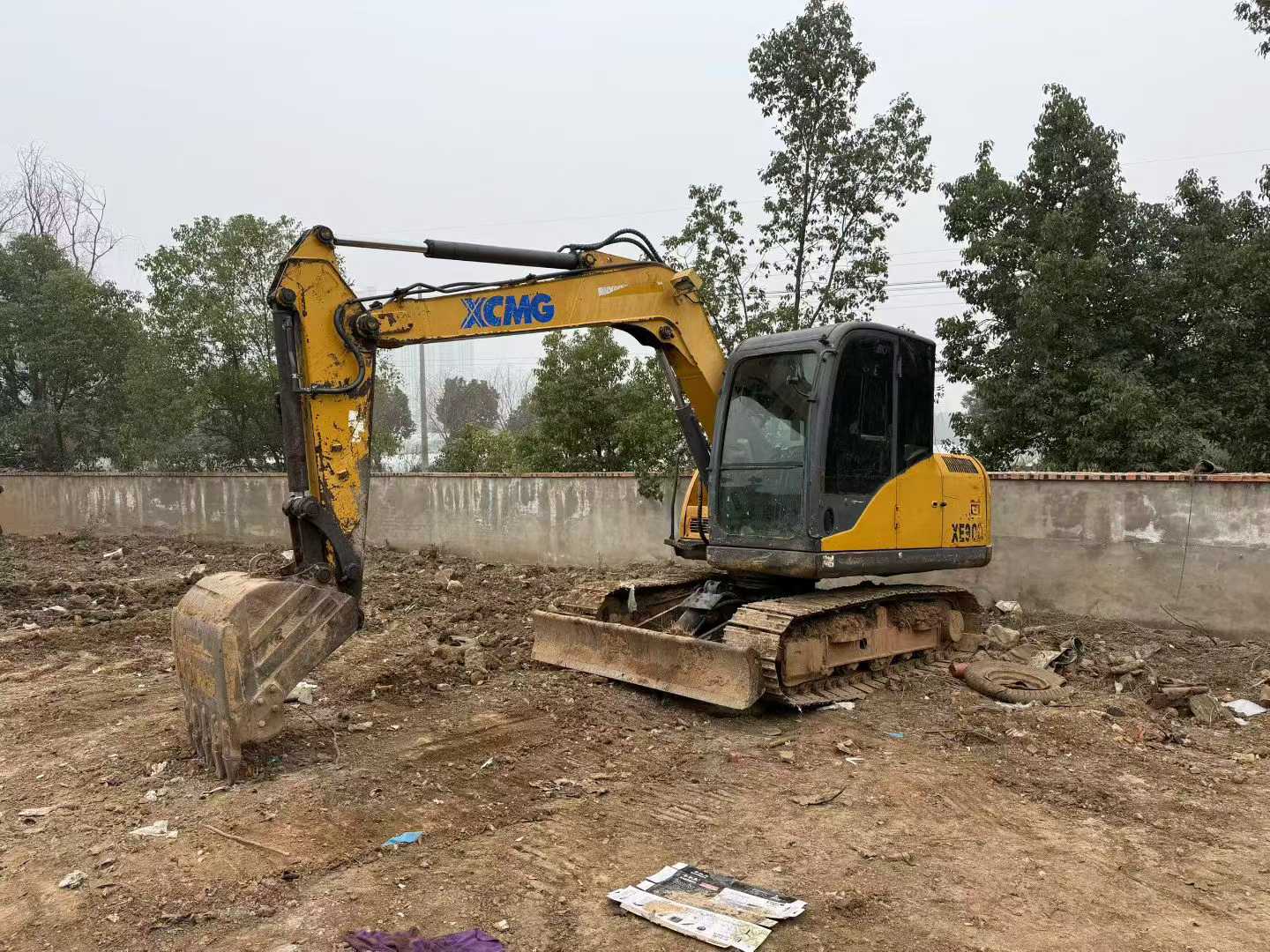 Used XCMG XE75WD Excavator 2018 Model