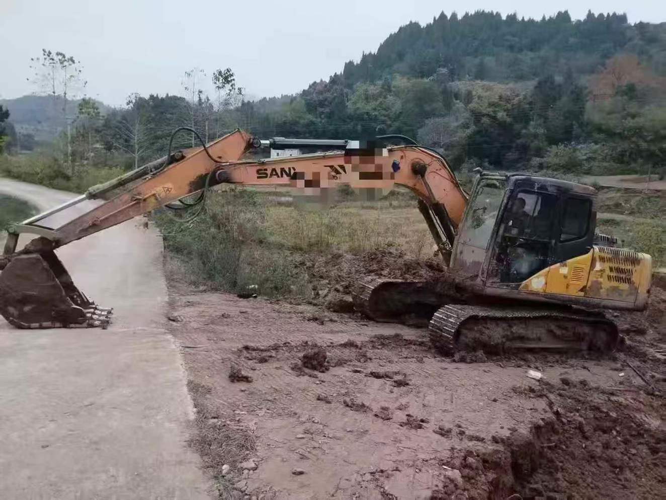 Used Sany SY135 Excavator 2014 Model