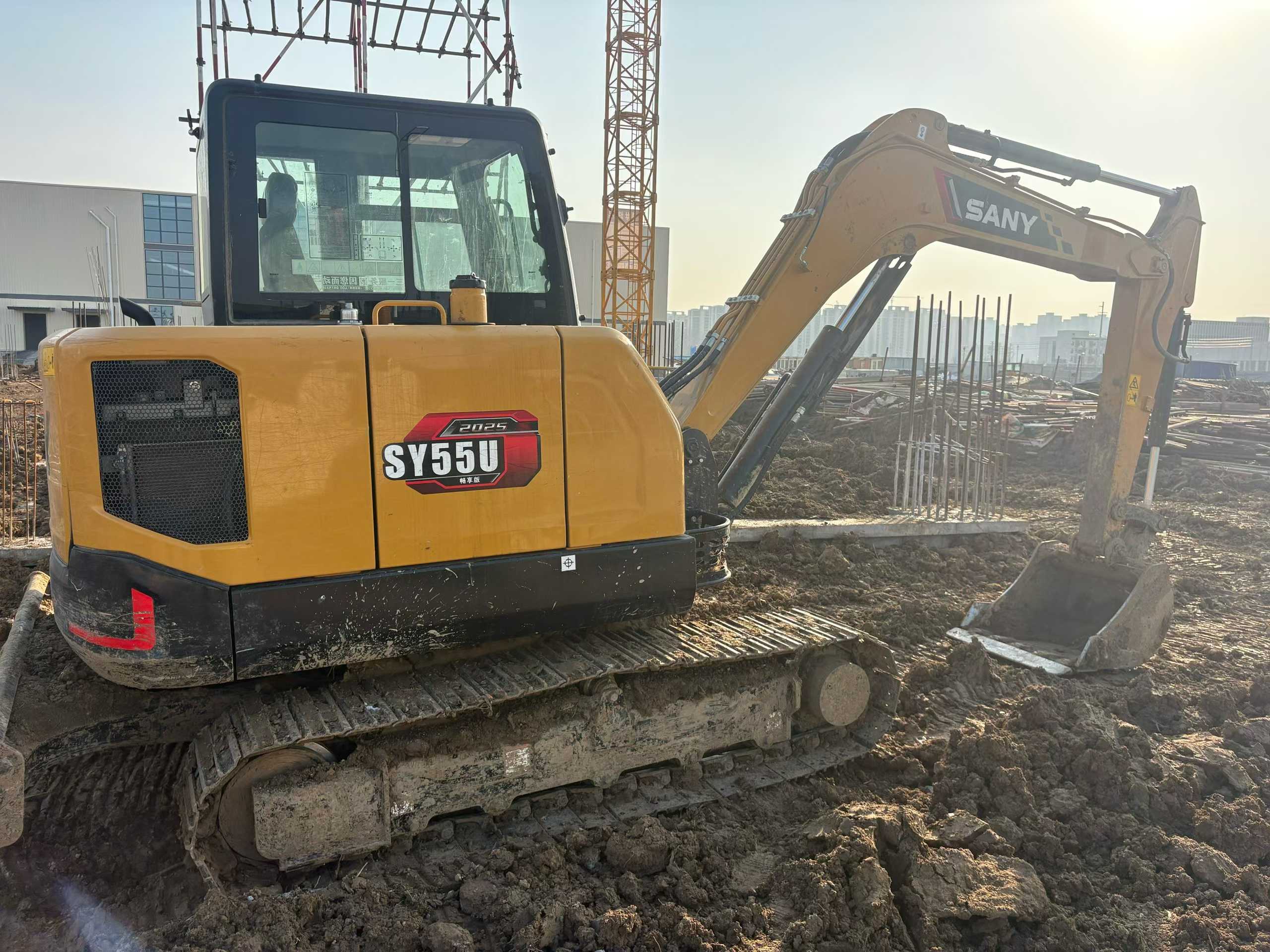 Used Sany SY55 Excavator 2025 Model / 2