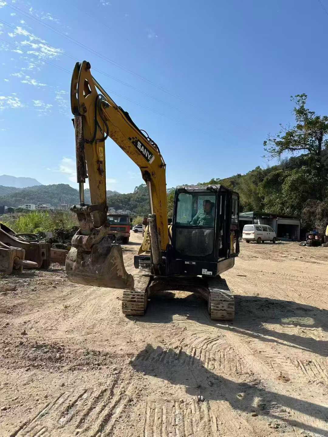 Used Sany SY55 Excavator 2017 Model / 8