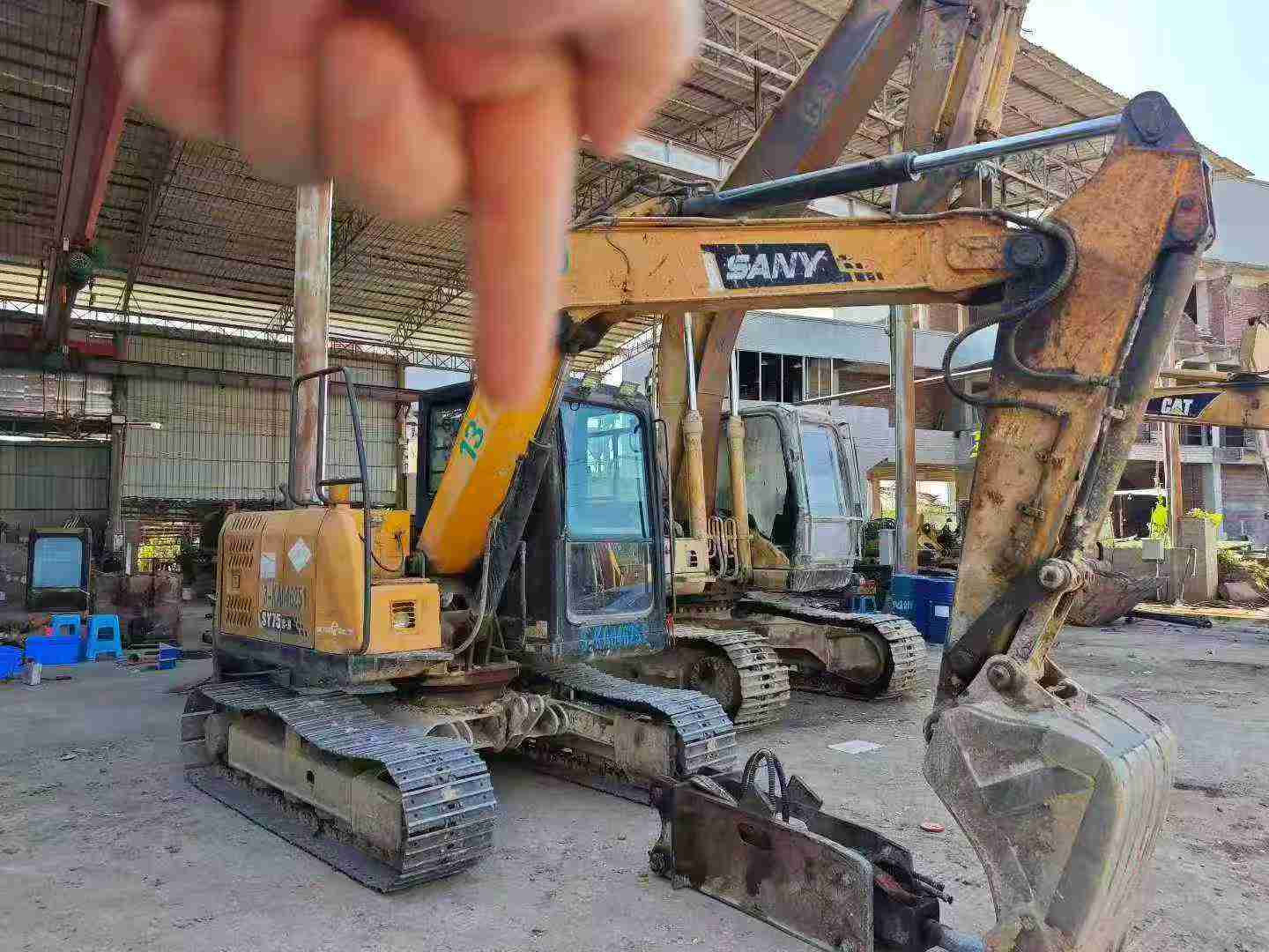 Used Sany SY75 Excavator 2016 Model / 3