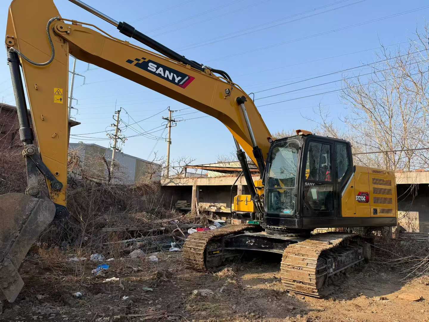 Used Sany SY215W Excavator 2025 Model / 2