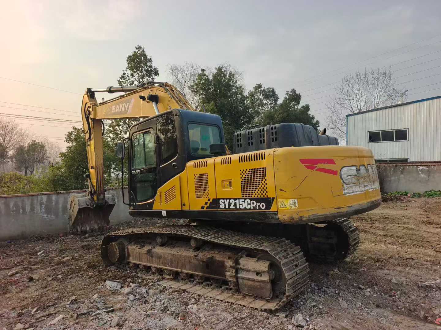 Used Sany SY215W Excavator 2021 Model / 7