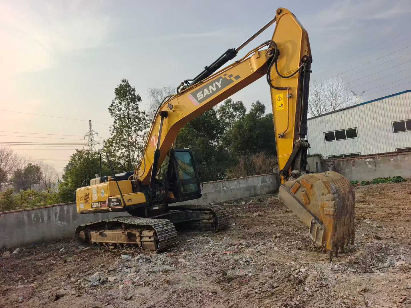 Used Sany SY215W Excavator 2021 Model / 8