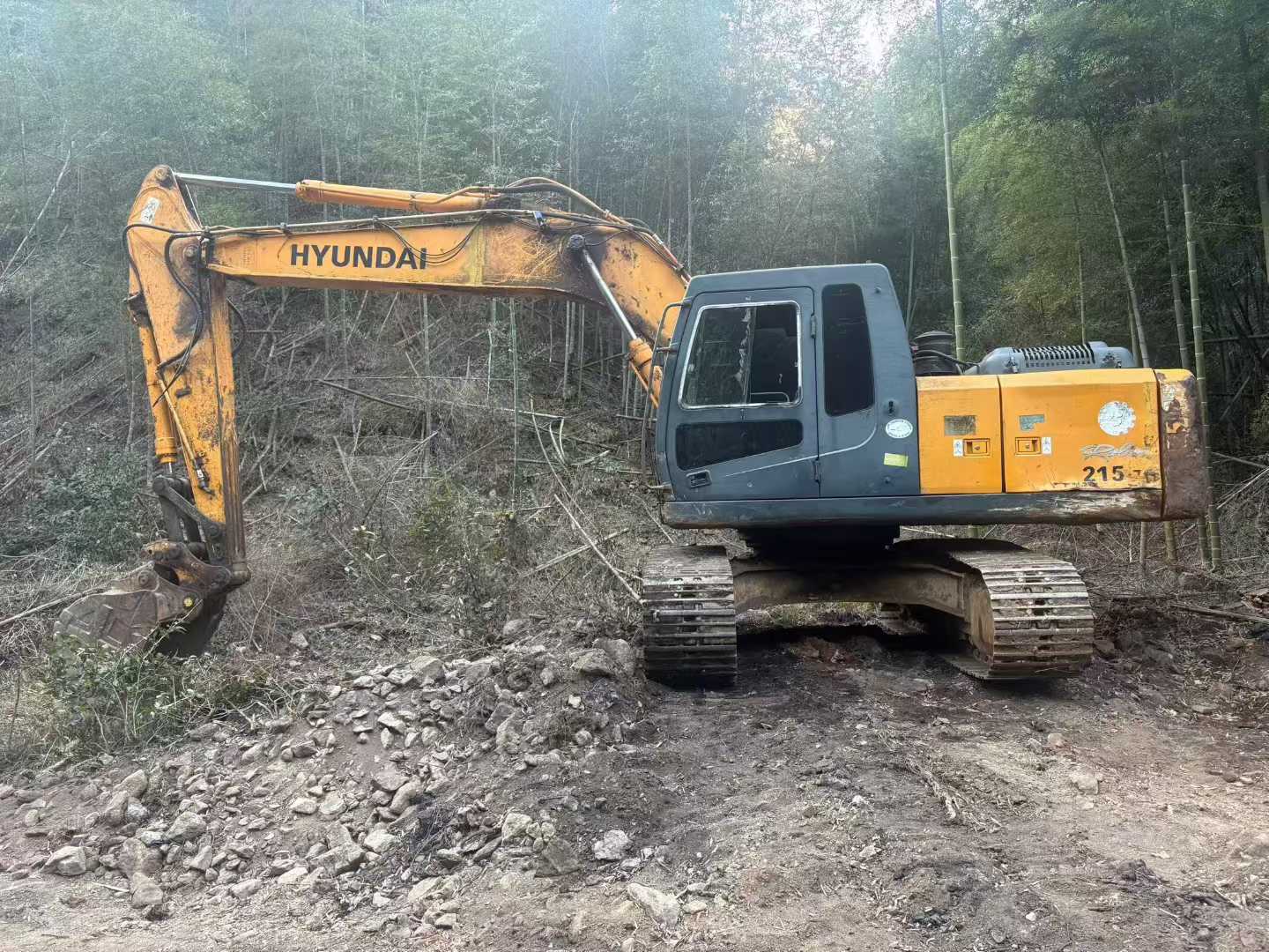 Used 现代 R215-7C Excavator 2016 Model