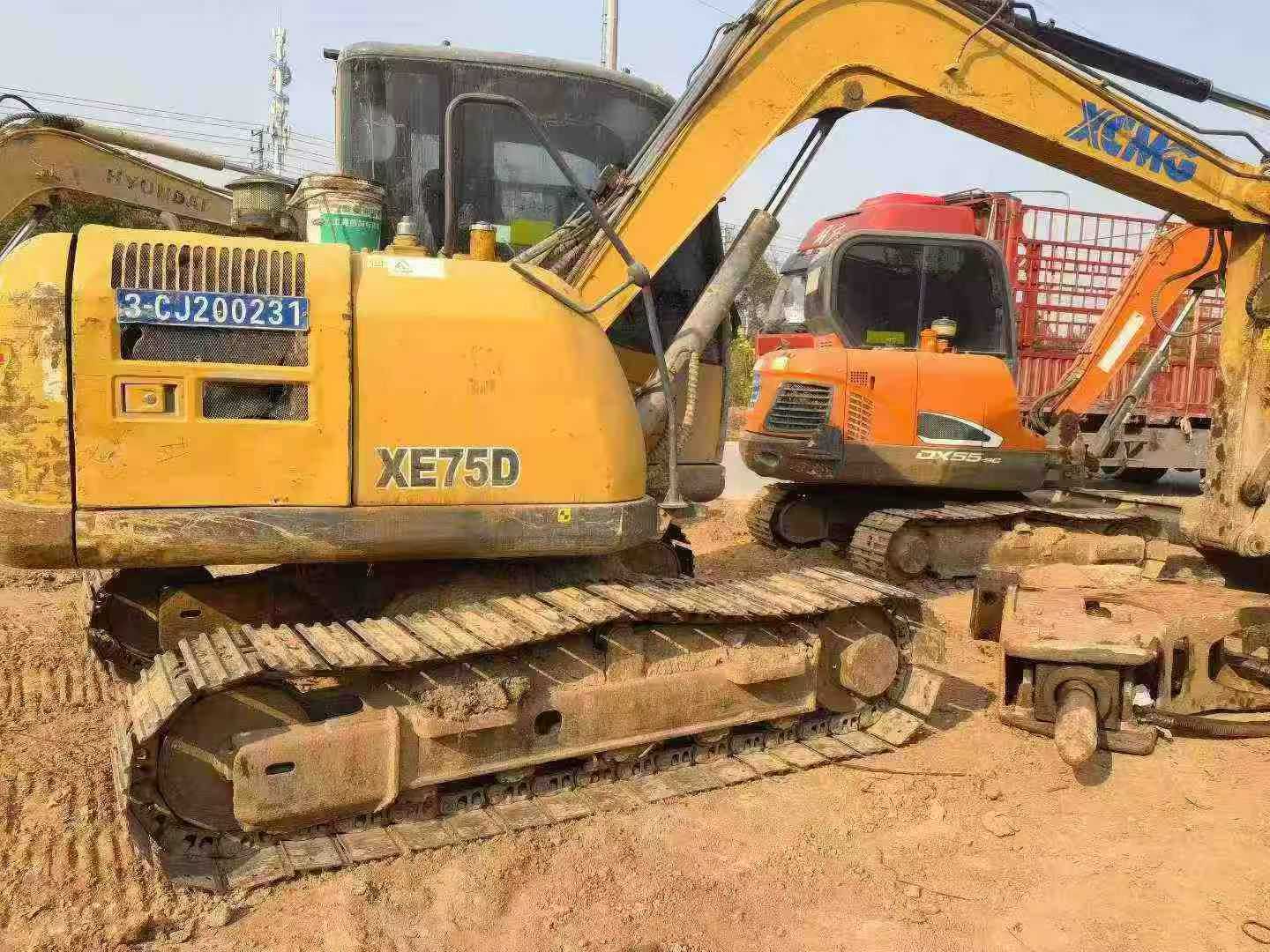 Used XCMG XE75C Excavator 2018 Model / 2