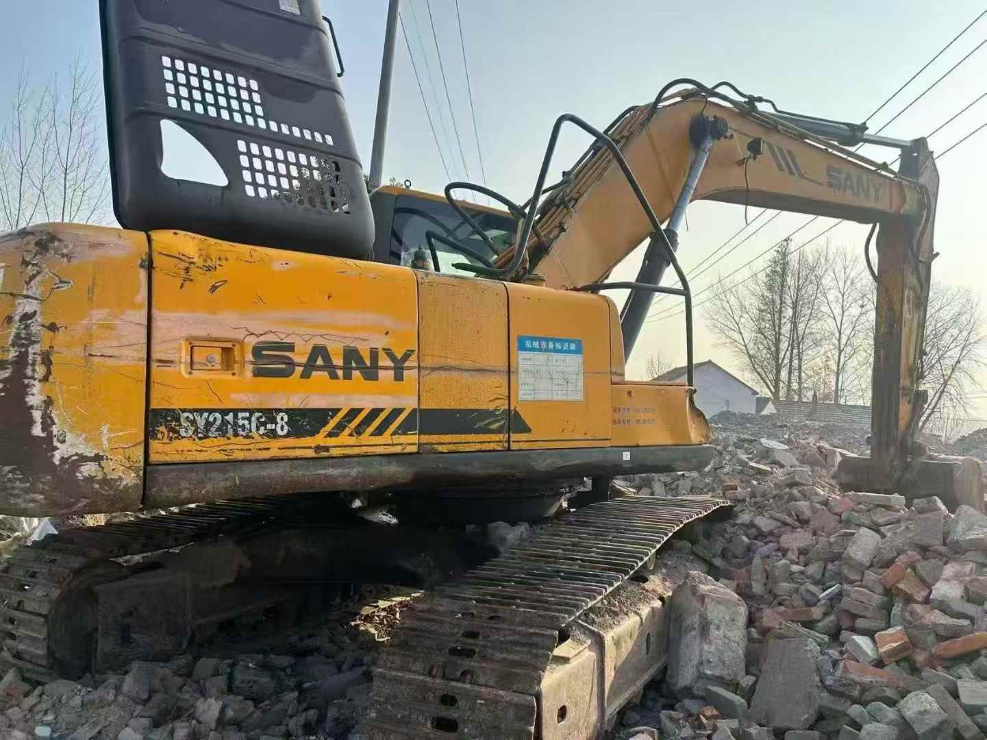 Used Sany SY215C-8S Excavator 2016 Model / 2
