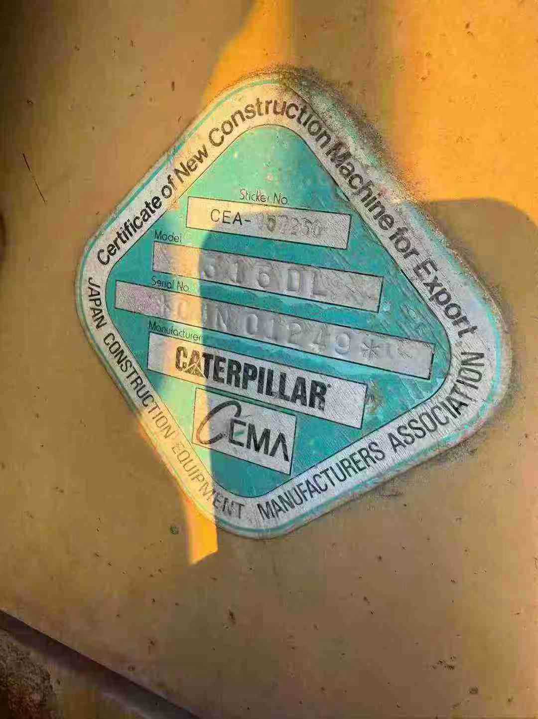 Used Caterpillar M315 Excavator 2016 Model / 2