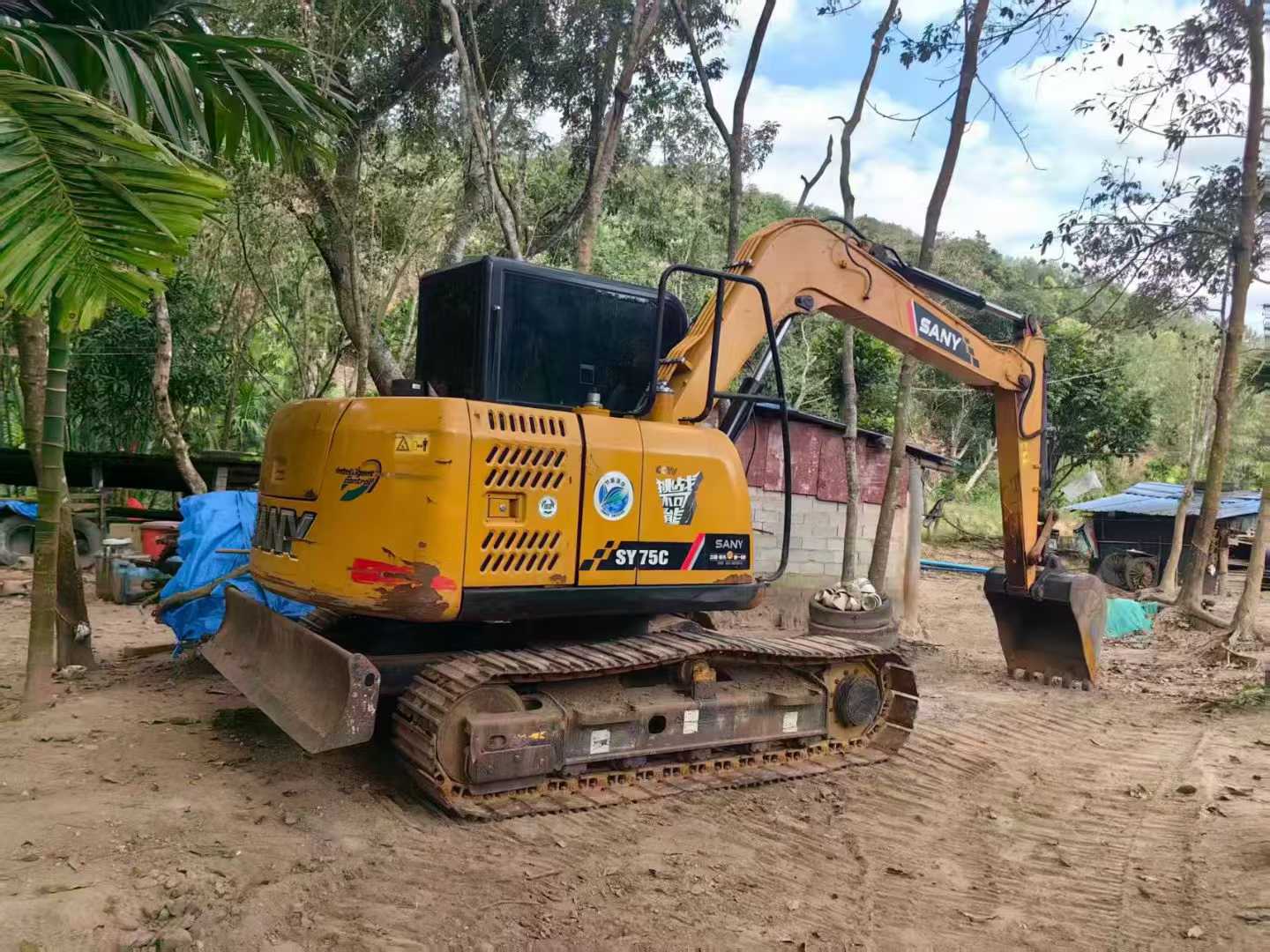 Used Sany SY75 Excavator 2016 Model / 5