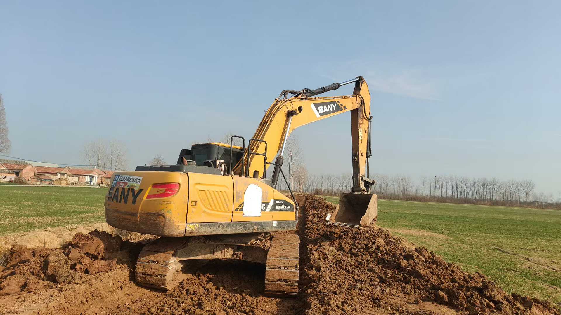 Used Sany SY215W Excavator 2019 Model / 2