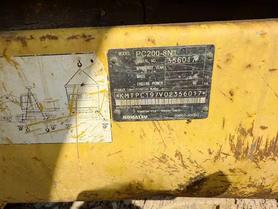 Buy Komatsu PC200-8N1 Used Excavator / 5 Used Komatsu PC200-8N1 Excavator 2016 Model / 5