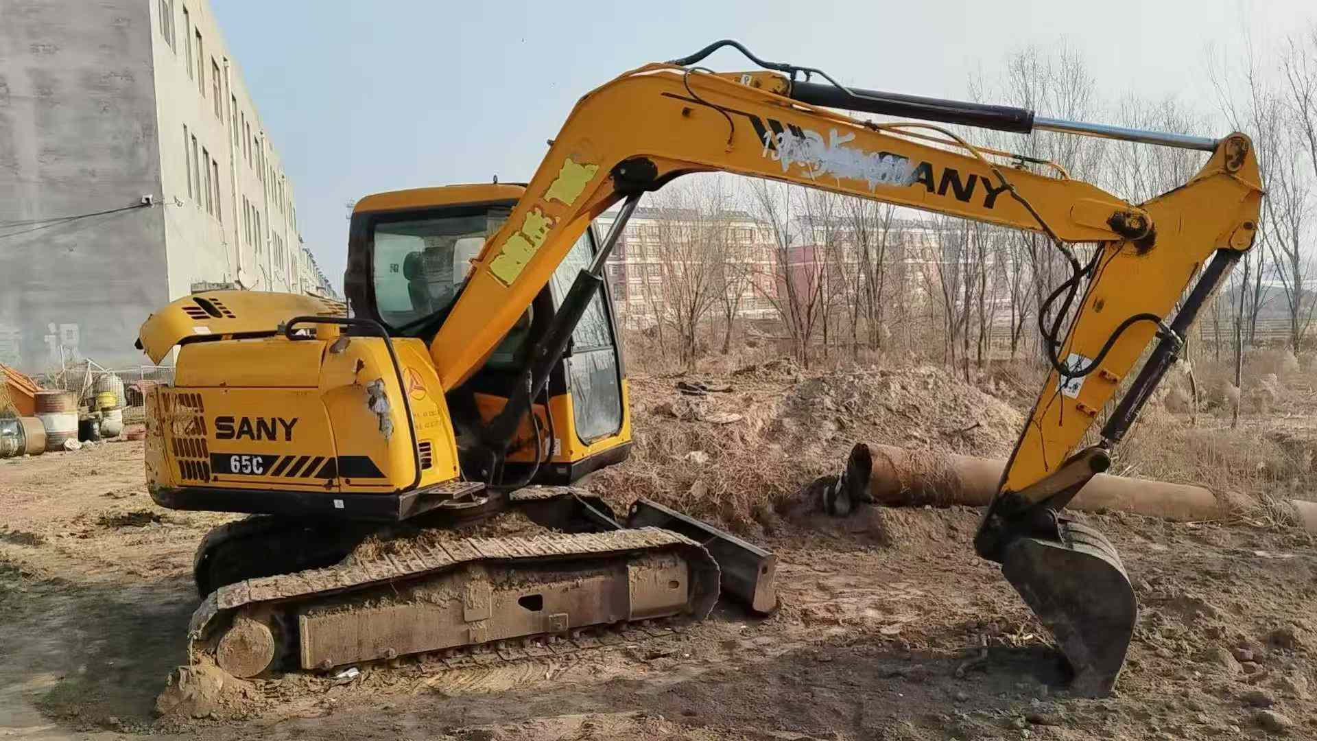 Used Sany SY65W Excavator 2011 Model / 2
