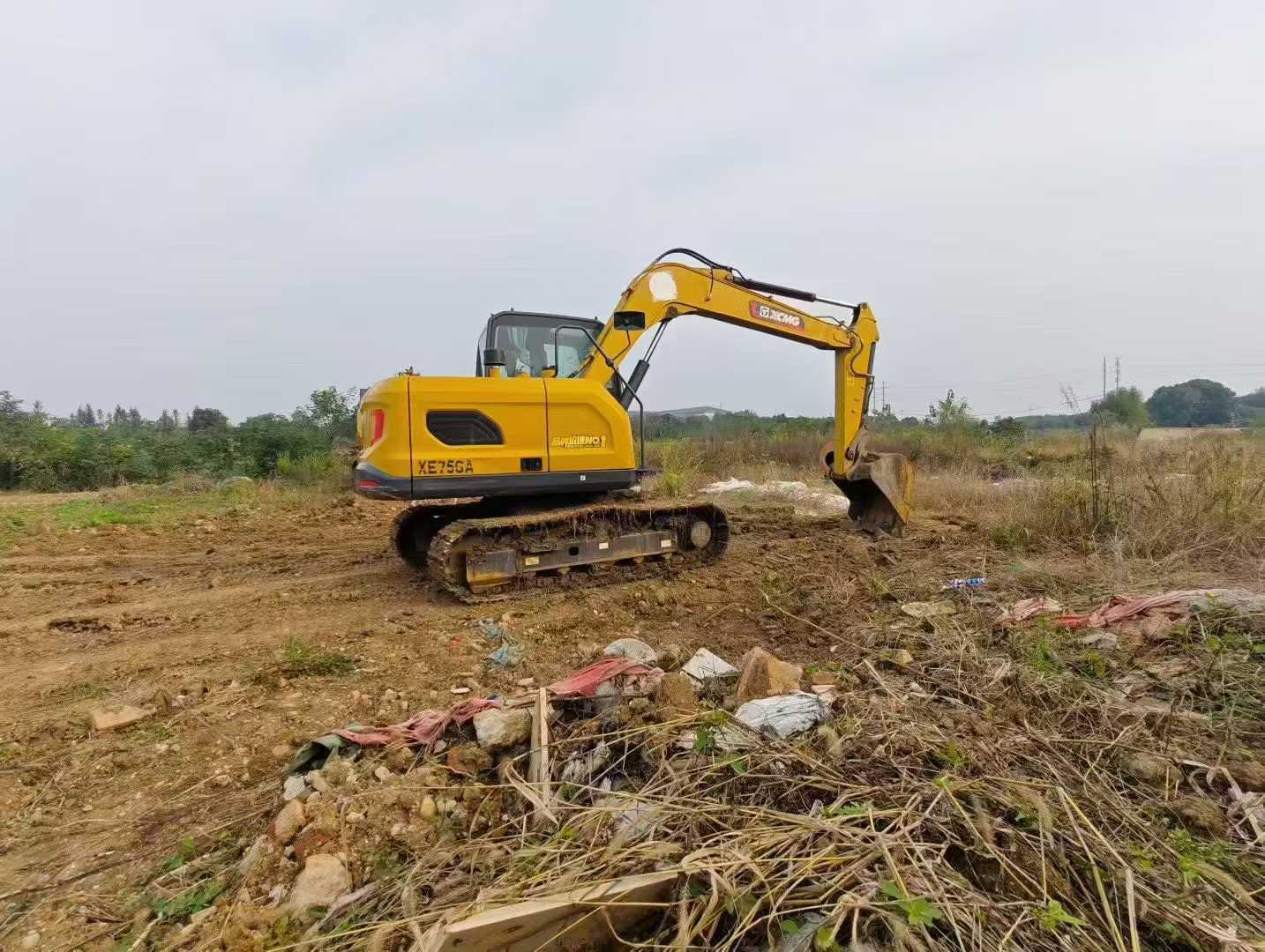 Used XCMG XE75WD Excavator 2024 Model / 9