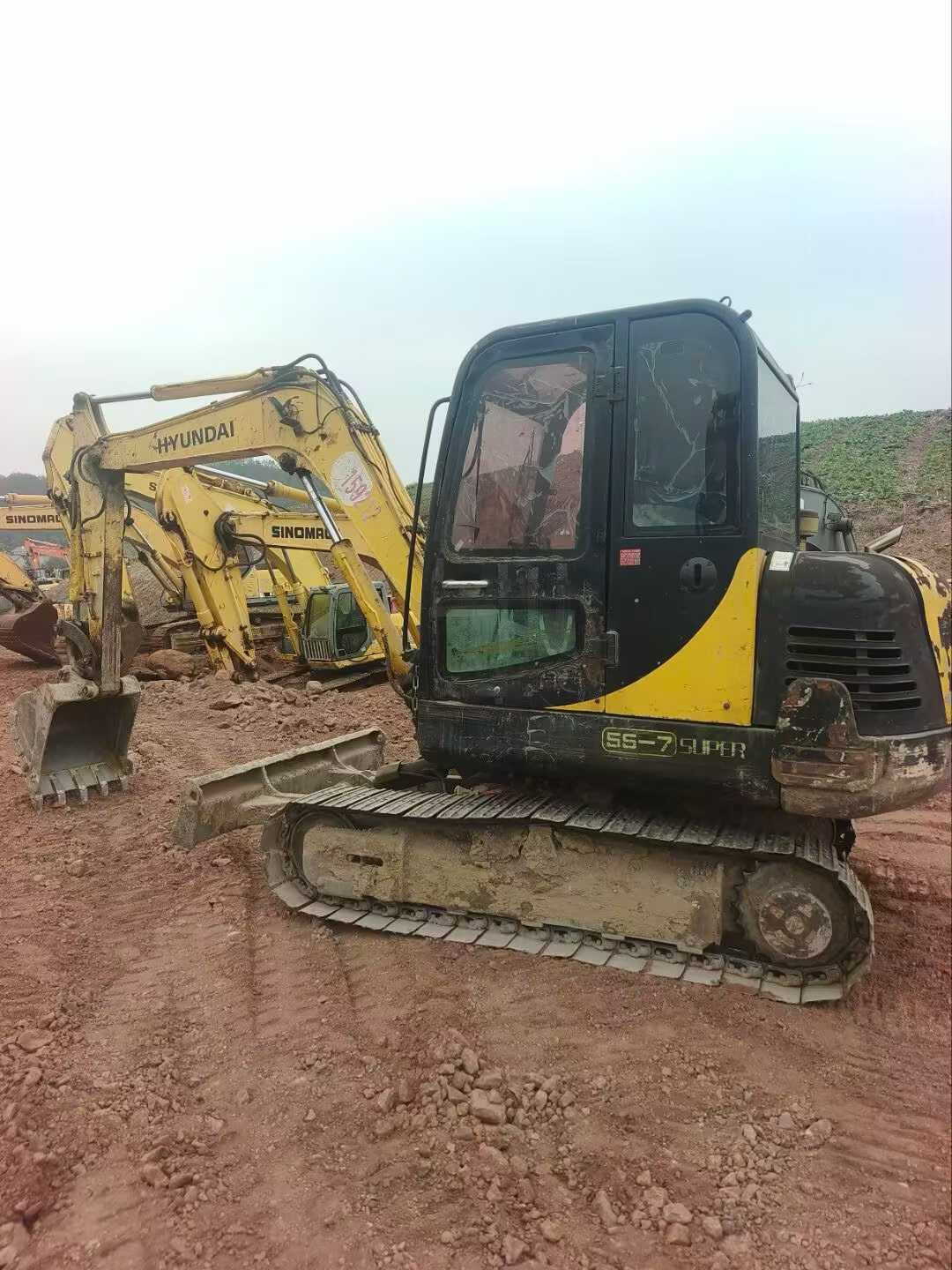 Used 现代 R55-7 Excavator 2016 Model