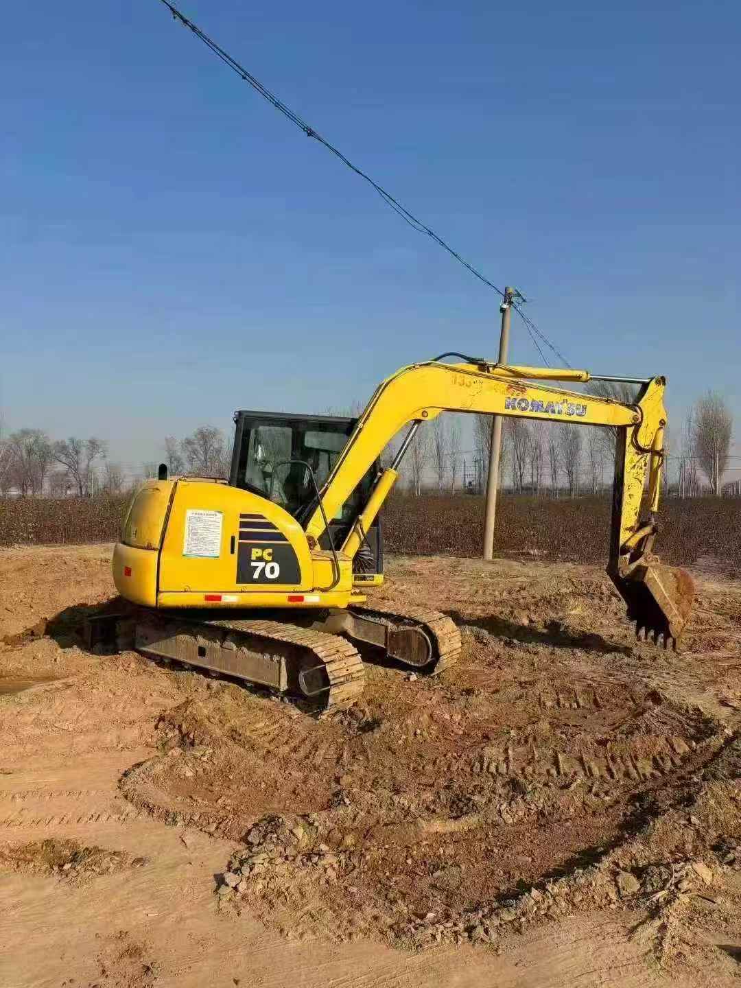 Used Komatsu PC70-8 Excavator 2016 Model / 2