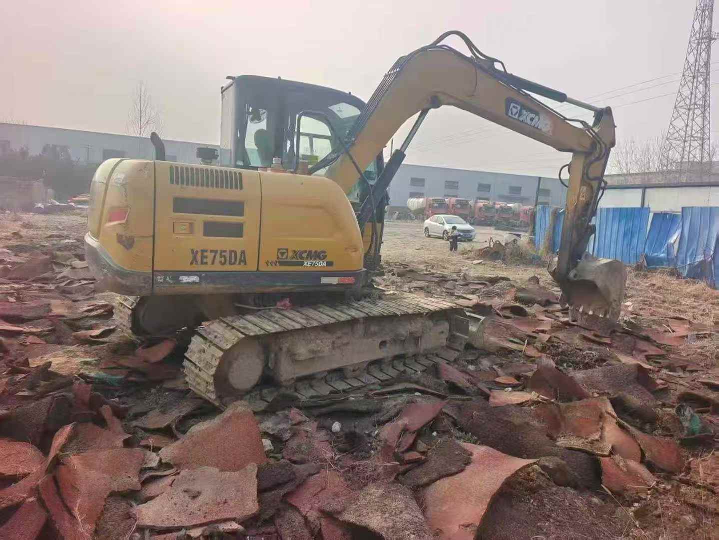 Used XCMG XE75DA Excavator 2020 Model / 9