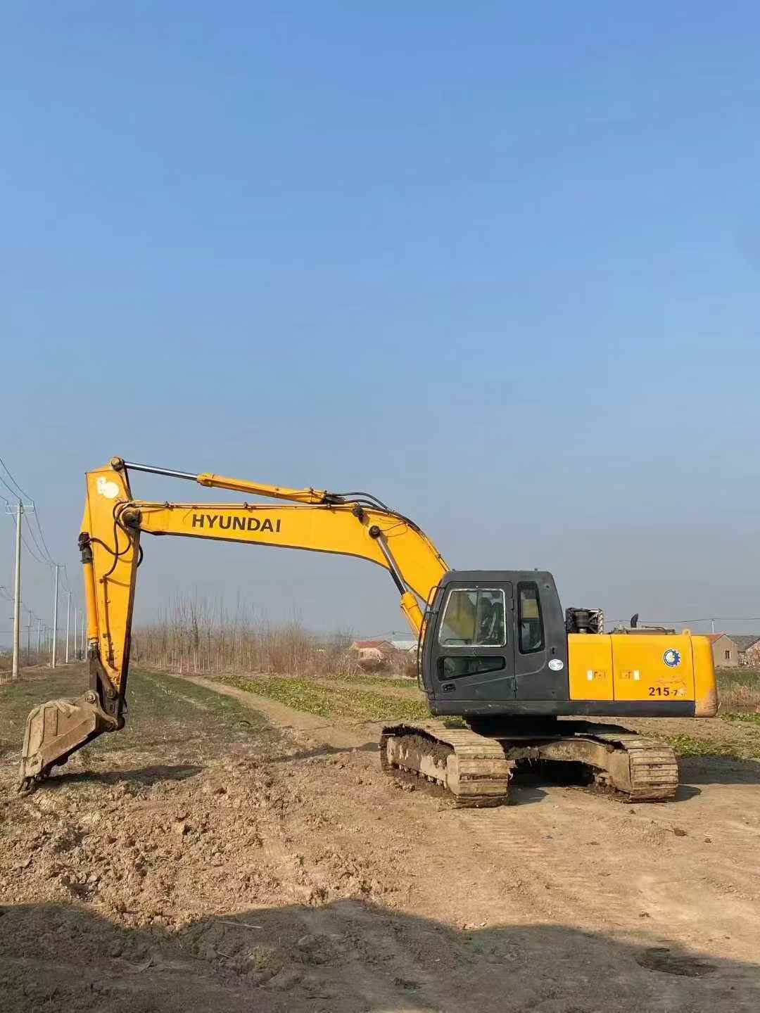 Used 现代 R215-7 Excavator 2011 Model