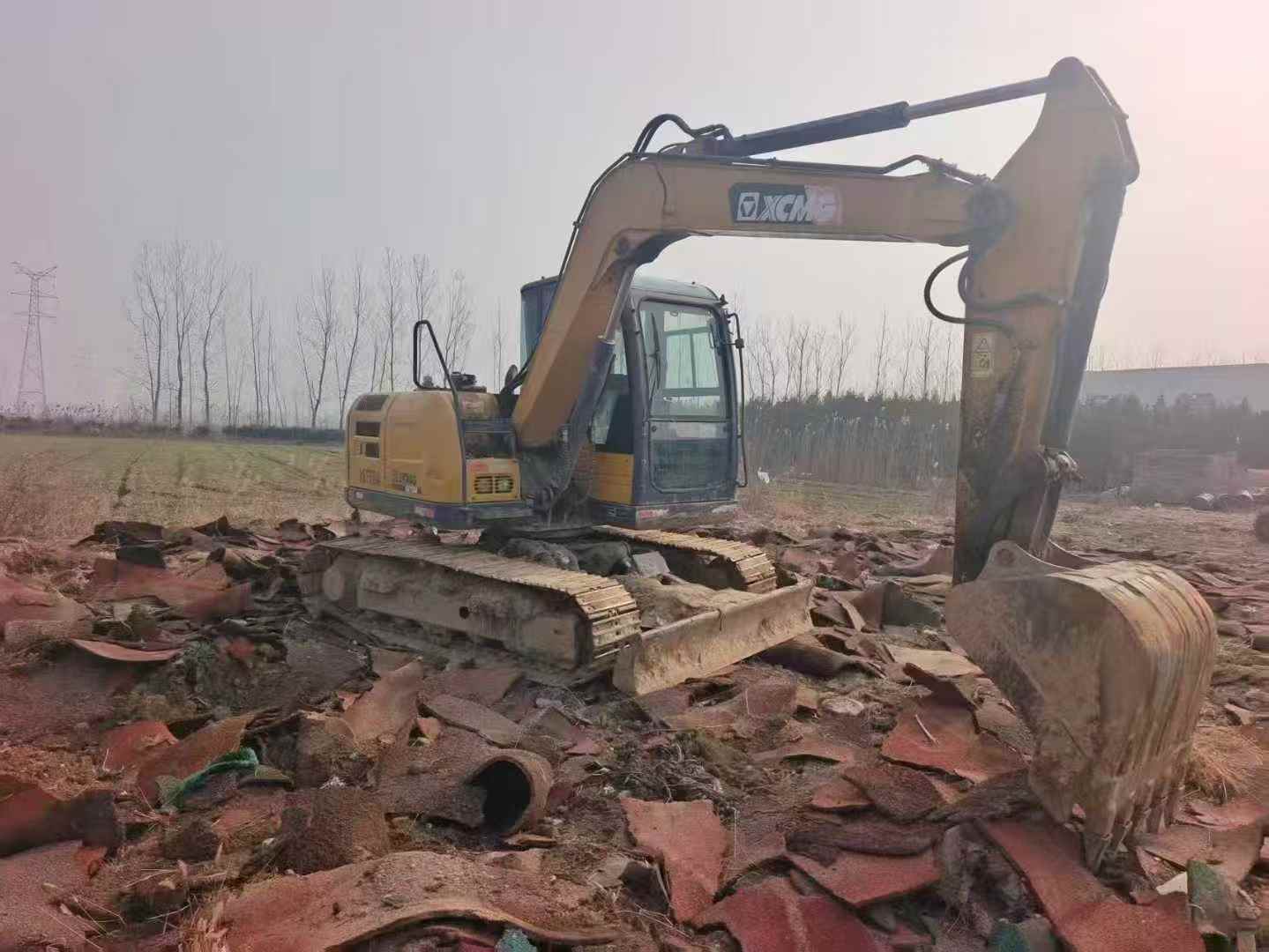 Used XCMG XE75DA Excavator 2020 Model / 8