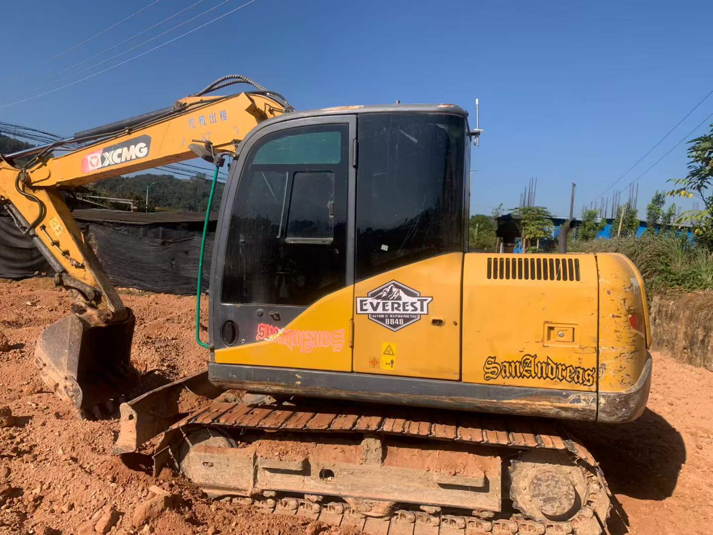 Used XCMG XE75WD Excavator 2018 Model / 3