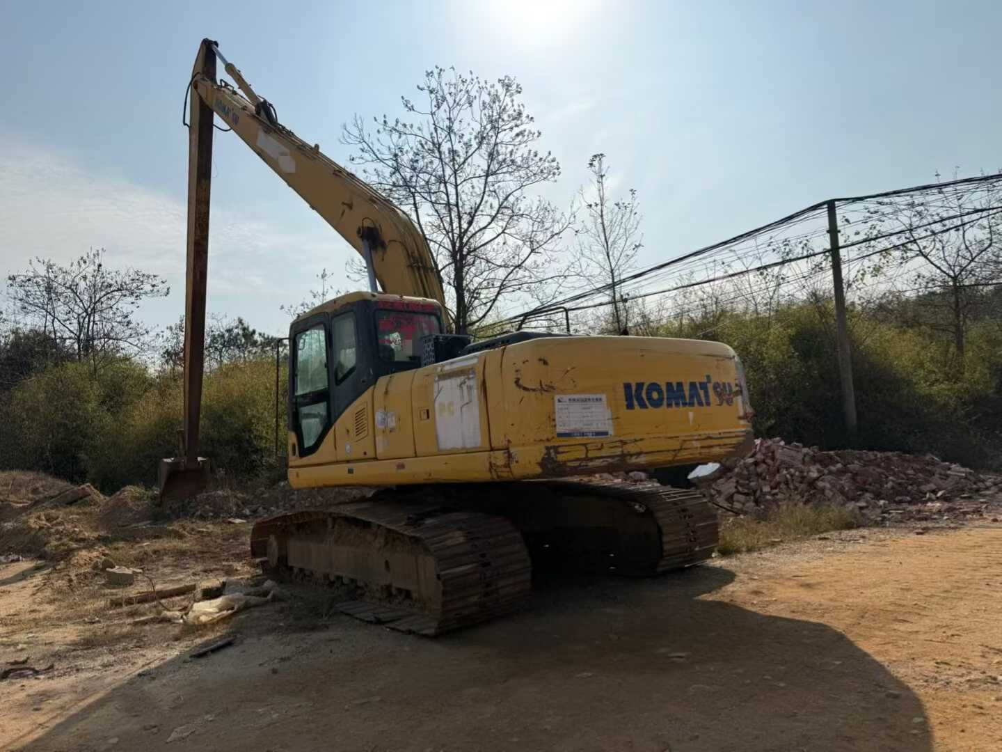 Used Komatsu PW220-7 Excavator 2016 Model / 3