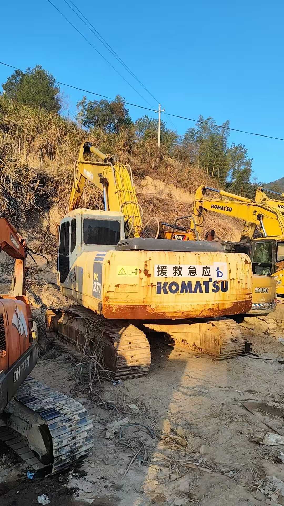 Used Komatsu PW200-7 Excavator 2016 Model