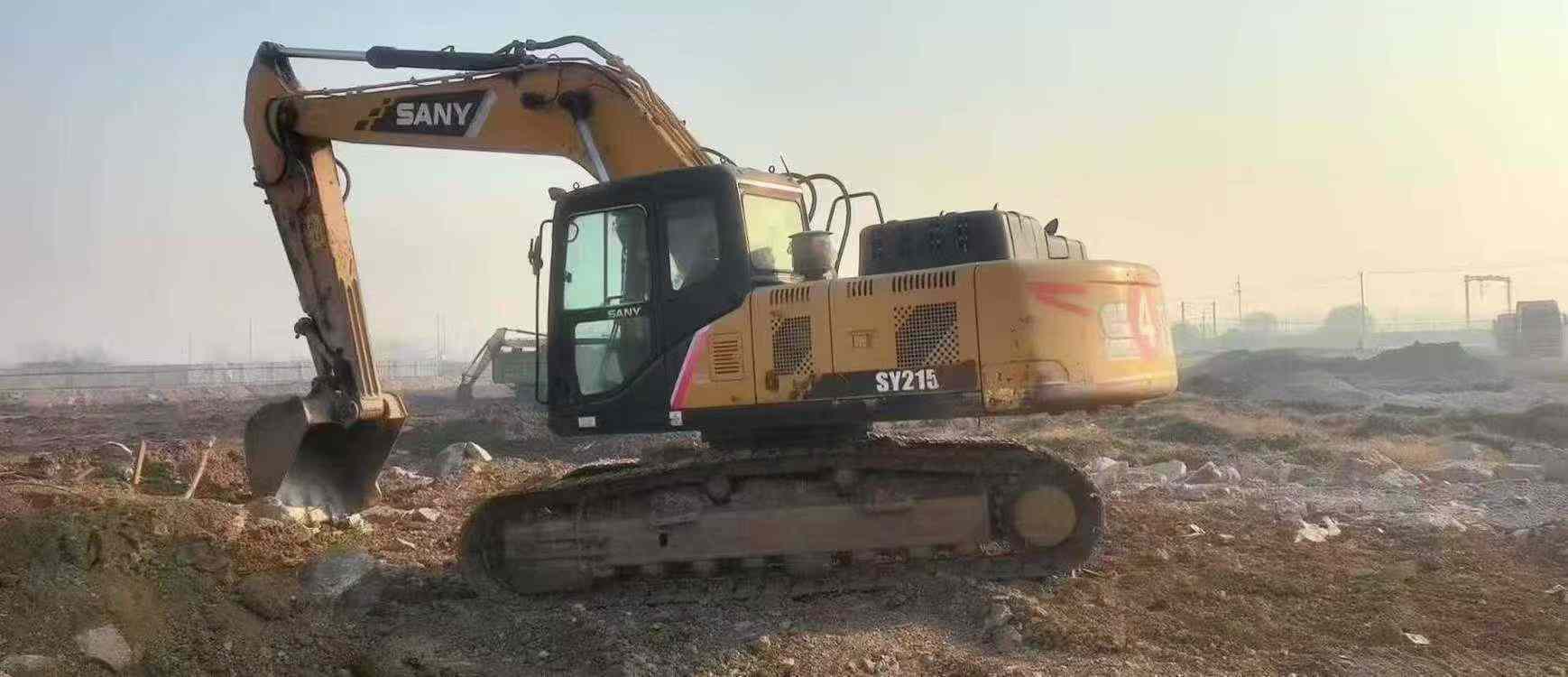 Used Sany SY215W Excavator 2017 Model