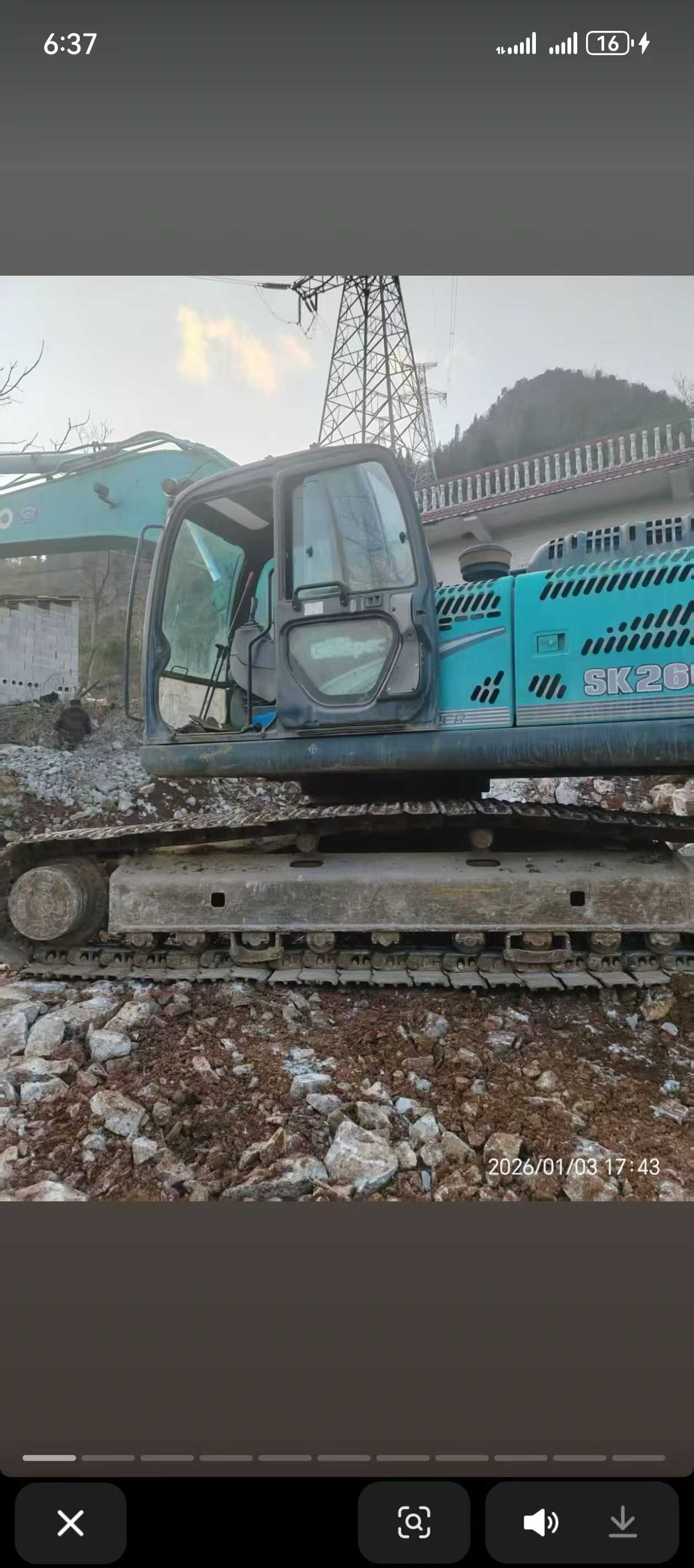 Used 神钢 SK60 Excavator 2011 Model