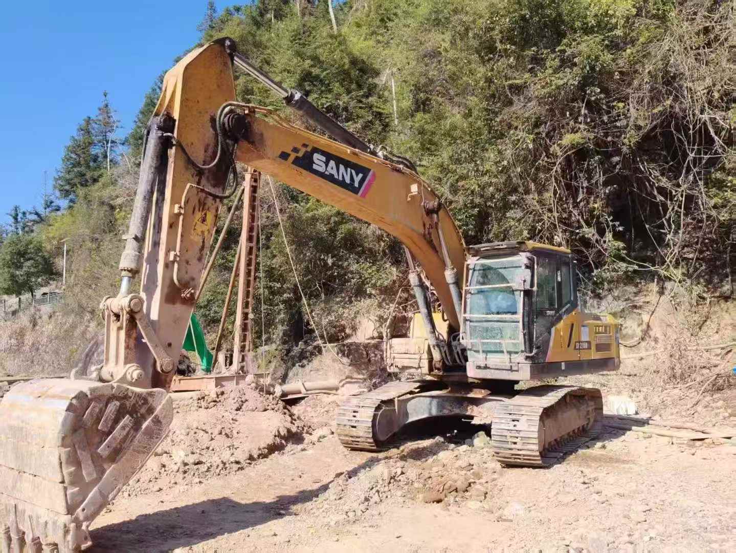 Used Sany SY215W Excavator 2021 Model / 3