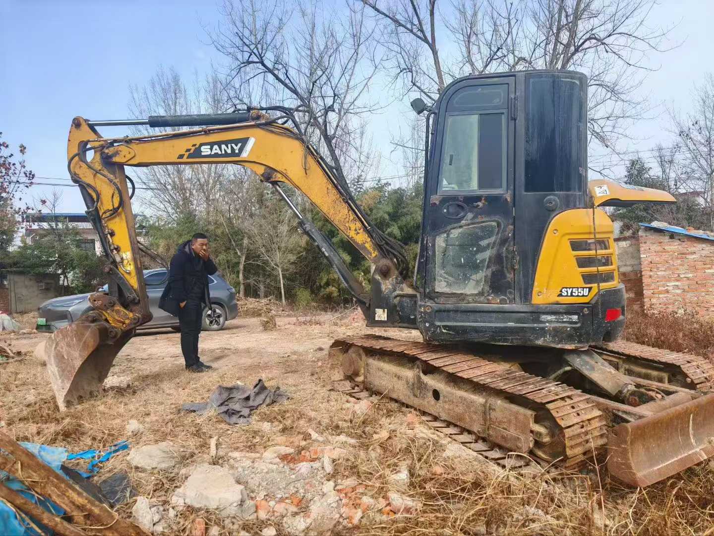 Used Sany SY55 Excavator 2018 Model / 2