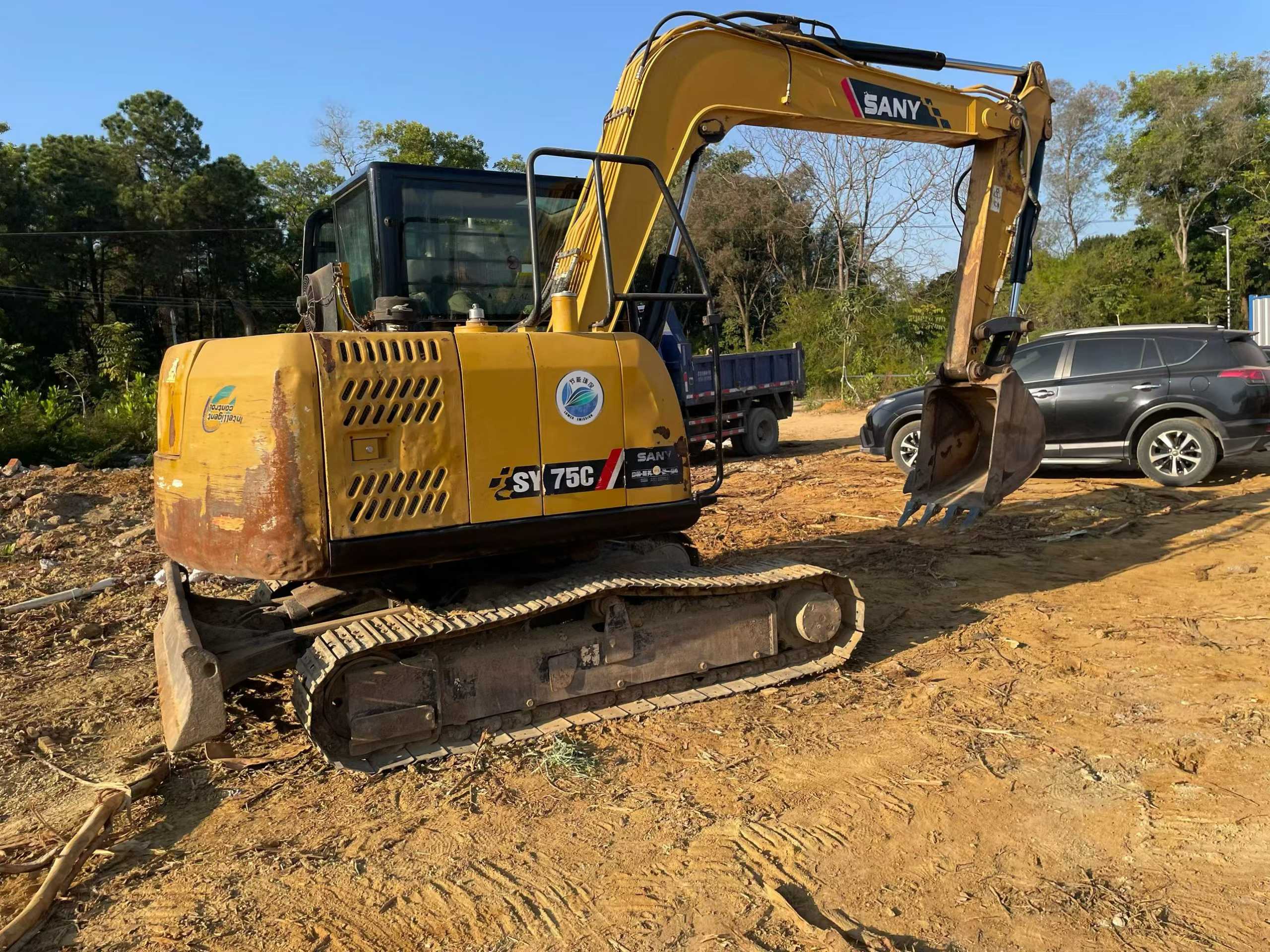 Used Sany SY65W Excavator 2018 Model / 2