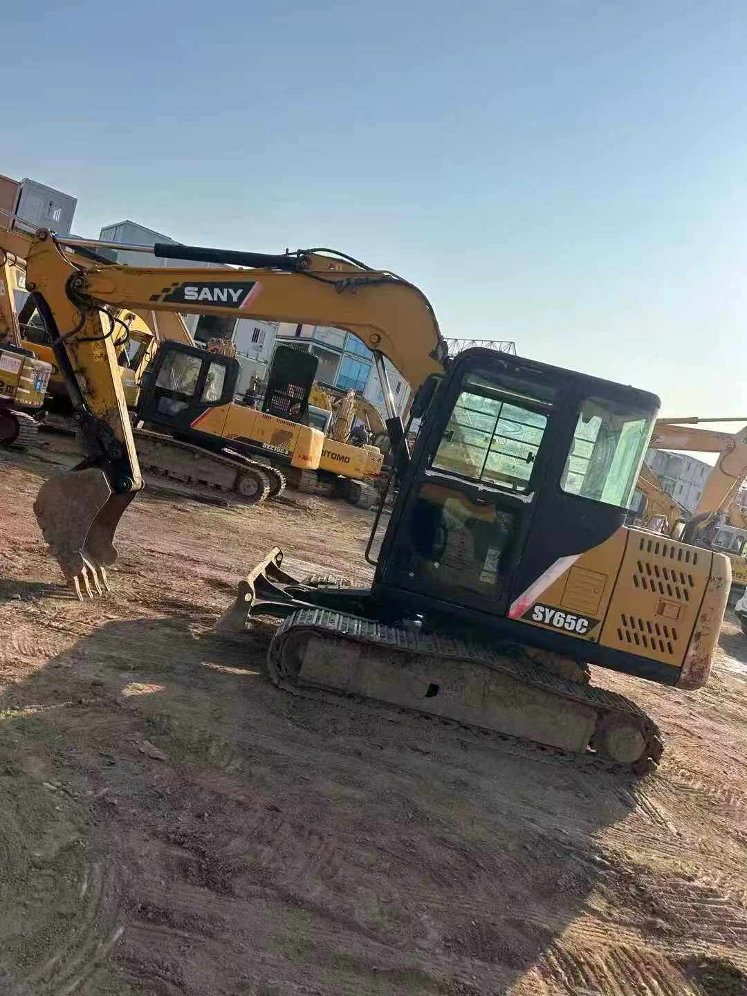 Used Sany SY65W Excavator 2018 Model / 3