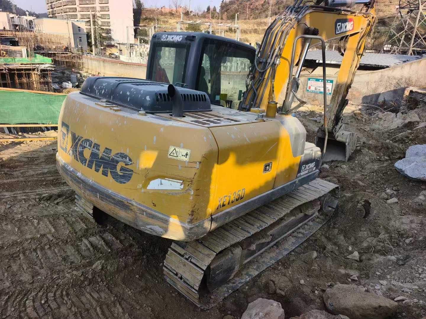 Used XCMG XE135GA Excavator 2022 Model / 4