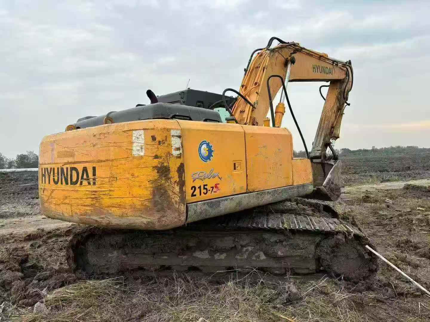 Used Hyundai R215-7 Excavator 2016 Model / 6