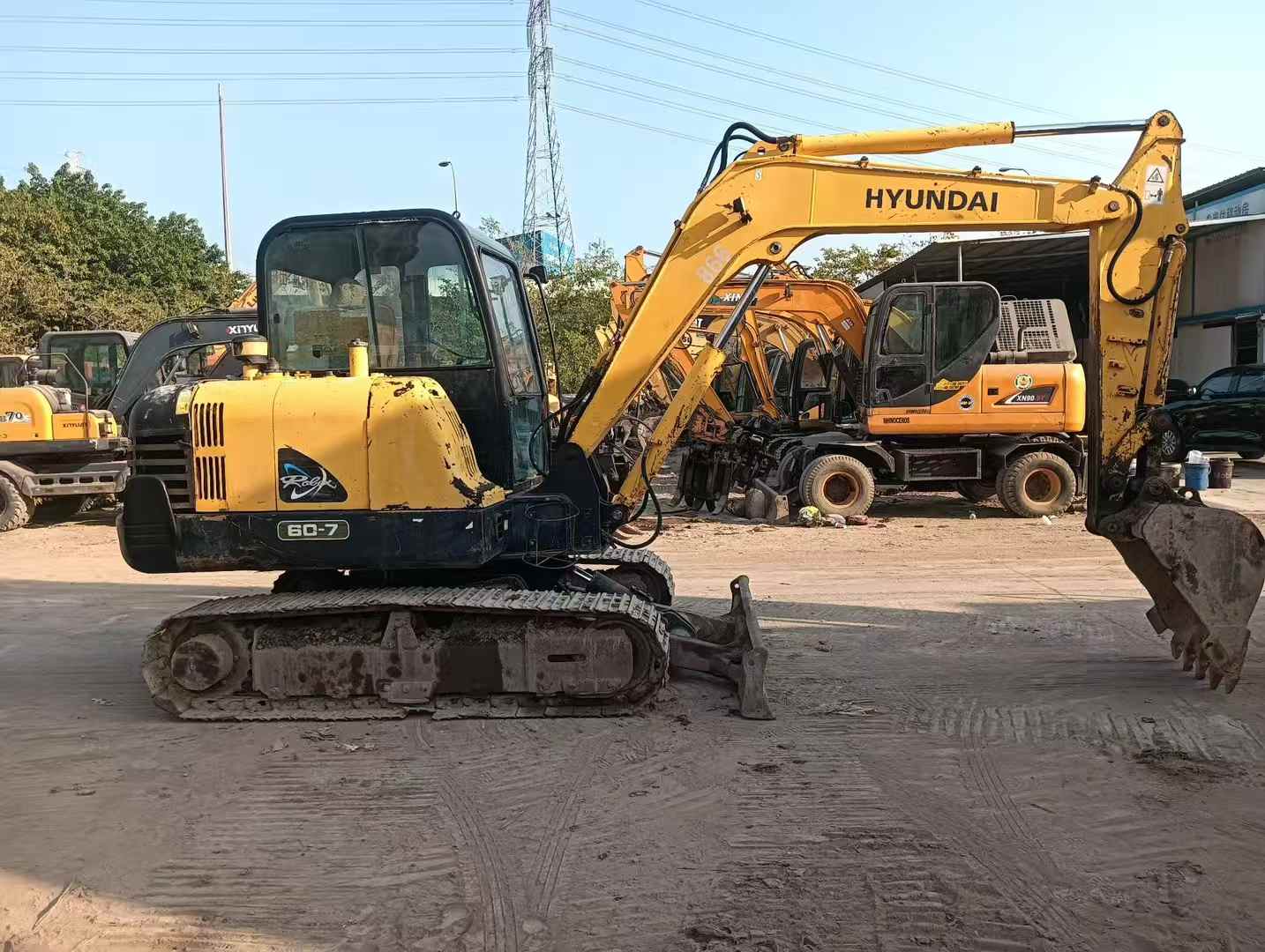 Used Hyundai R60-7 Excavator 2016 Model / 2