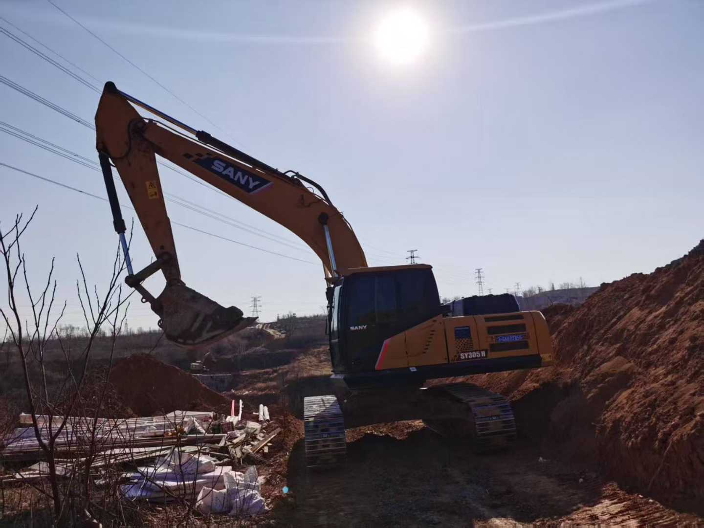 Used Sany SY245H Excavator 2016 Model / 4