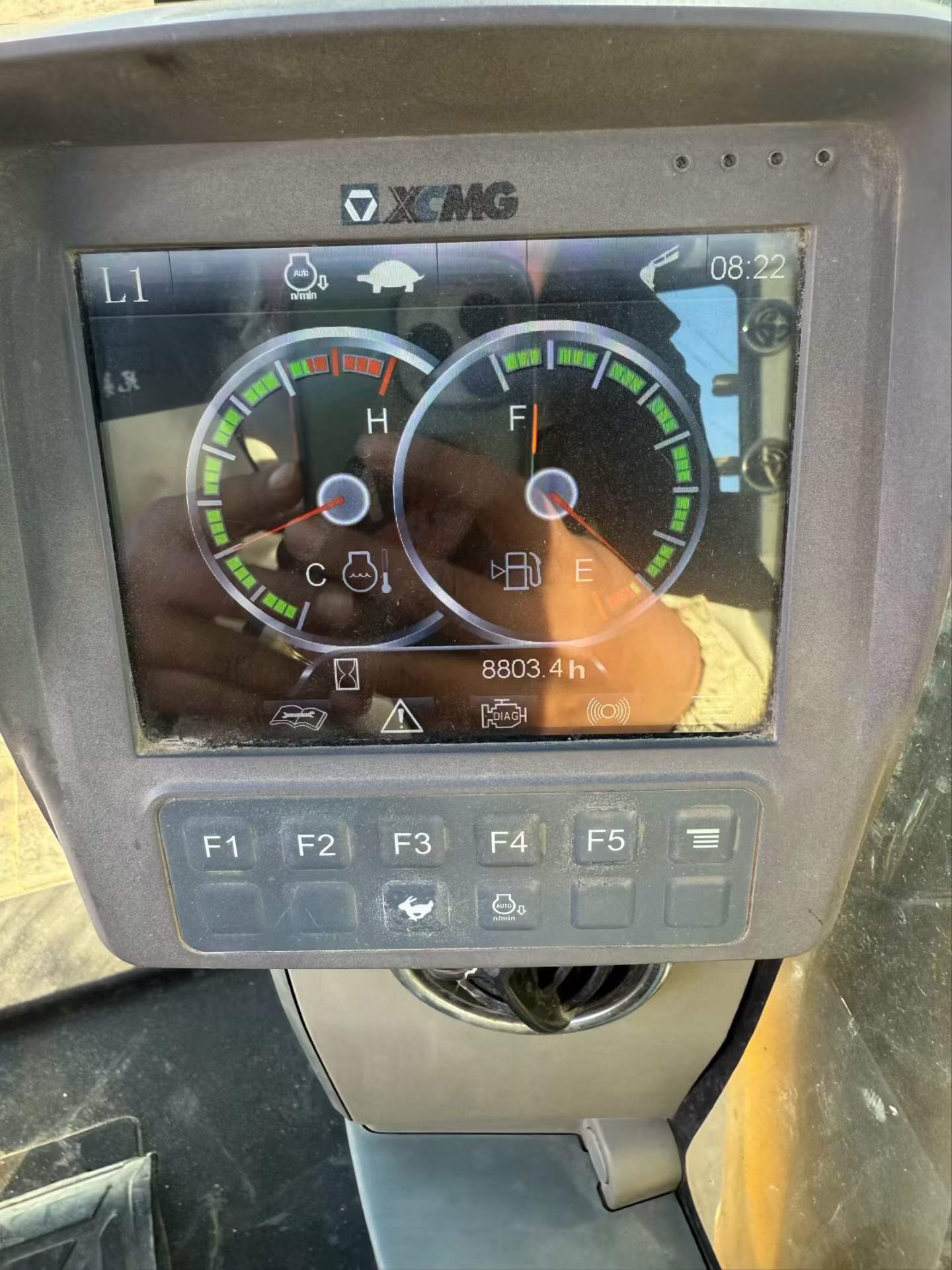 Used XCMG XE135GA Excavator 2018 Model / 8