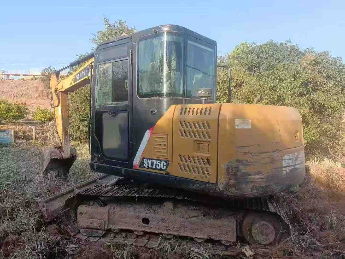 Used Sany SY75 Excavator 2017 Model / 3