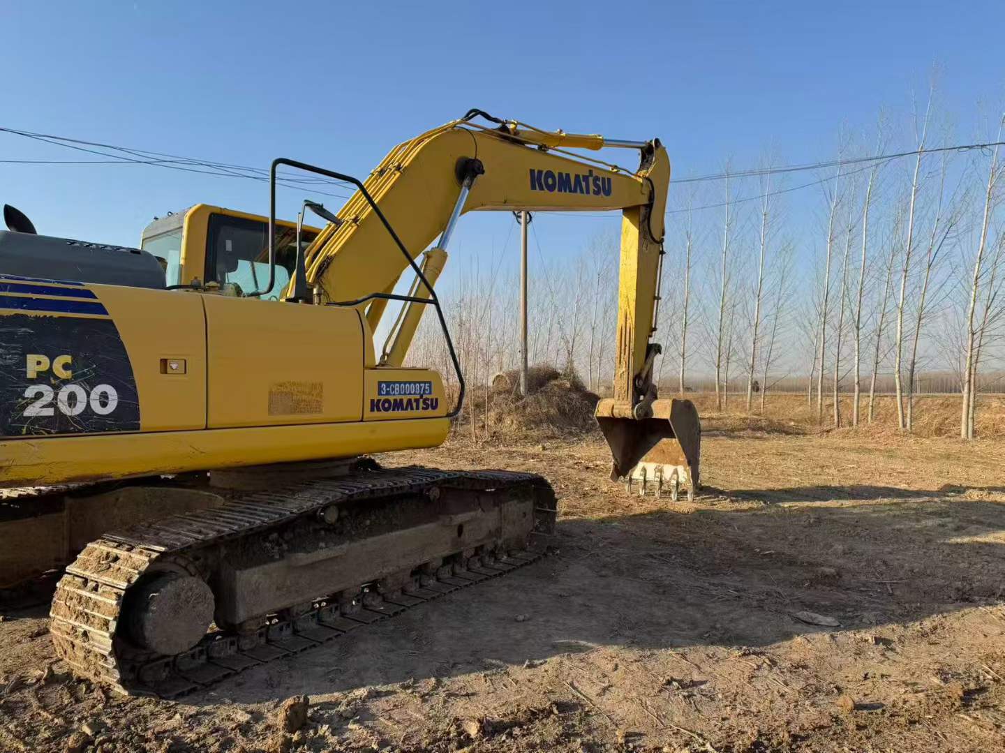 Used Komatsu PC200 Excavator 2019 Model / 2