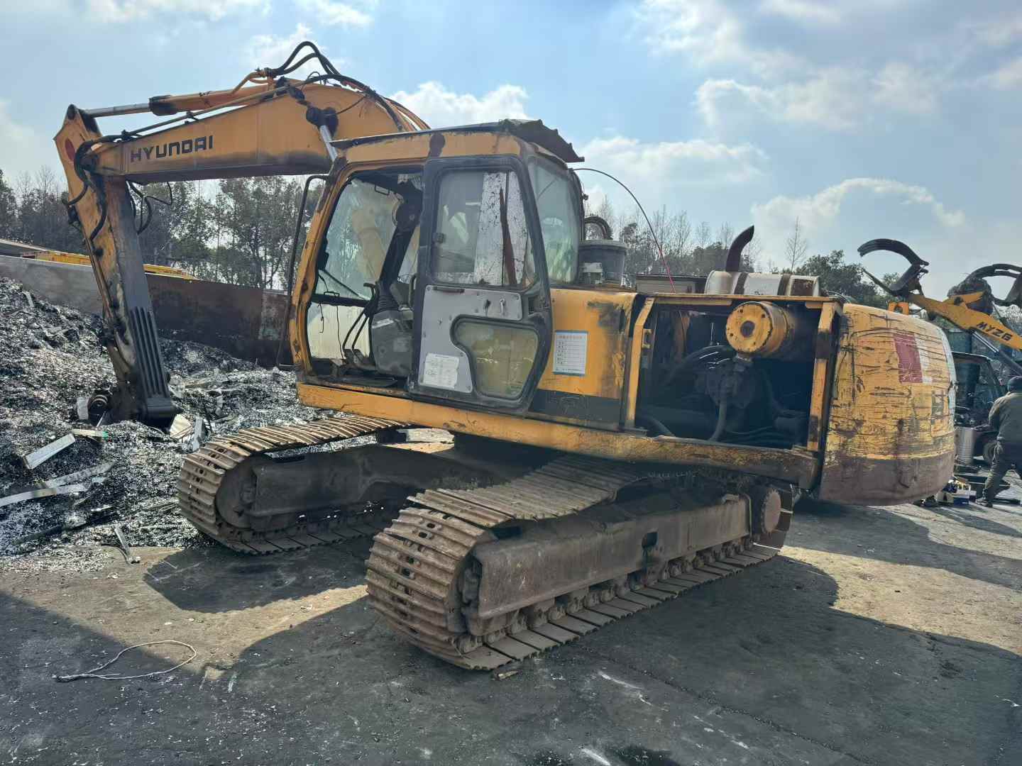Used Hyundai R210-5 Excavator 2016 Model / 2