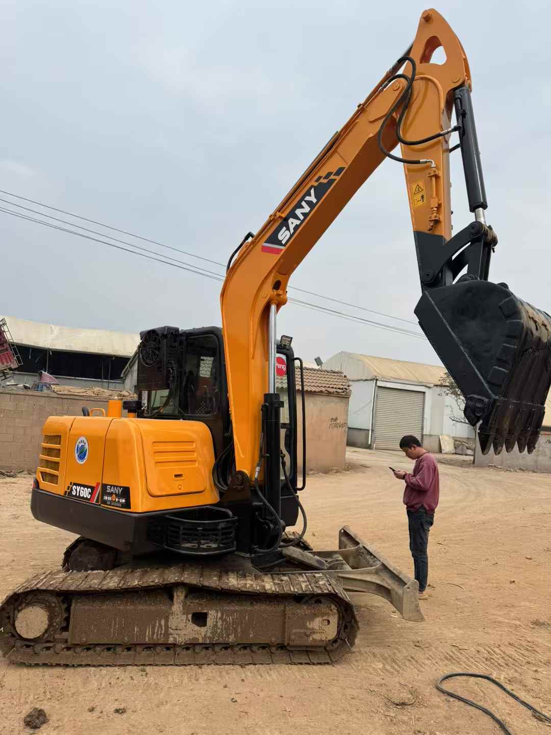 Used Sany SY60 Excavator 2016 Model / 2