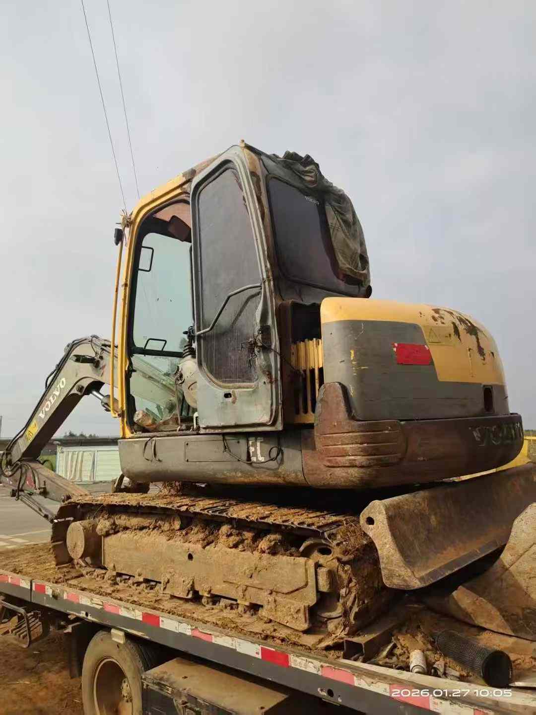 Used Volvo EW55 Excavator 2016 Model / 3
