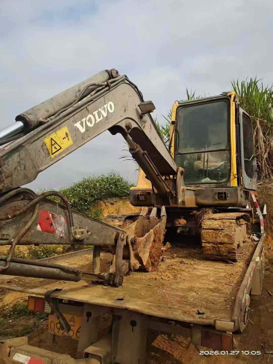 Used Volvo EW55 Excavator 2016 Model / 2
