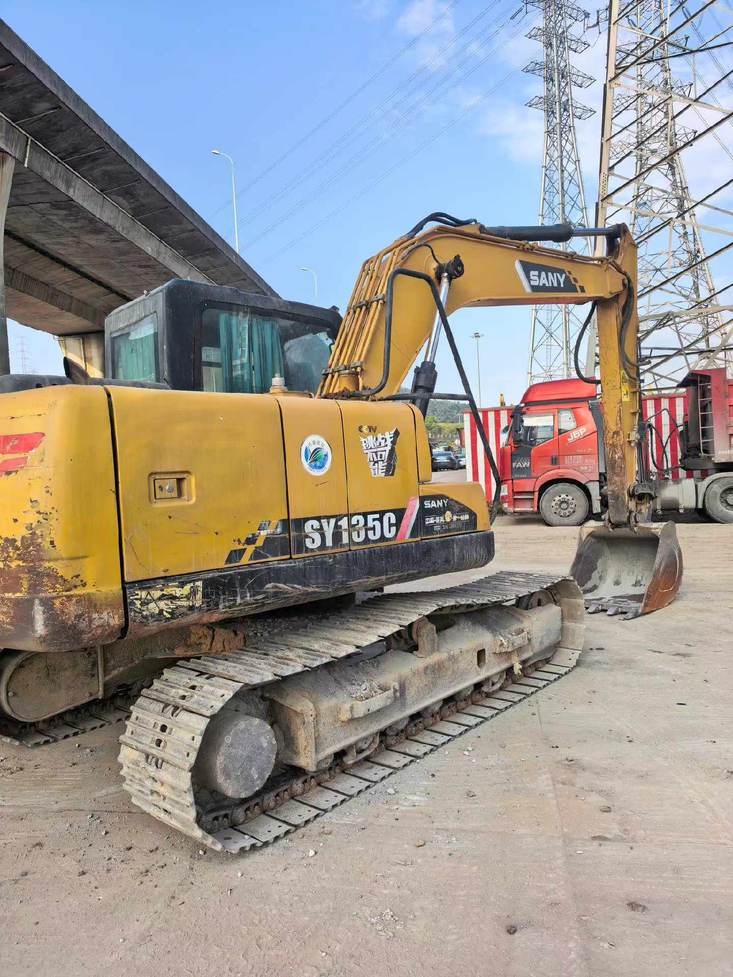 Used Sany SY135 Excavator 2019 Model / 2
