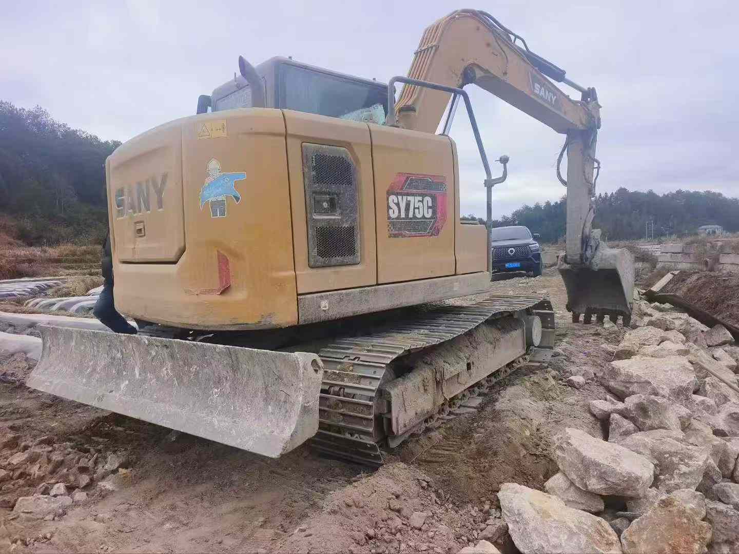 Used Sany SY75 Excavator 2023 Model / 4