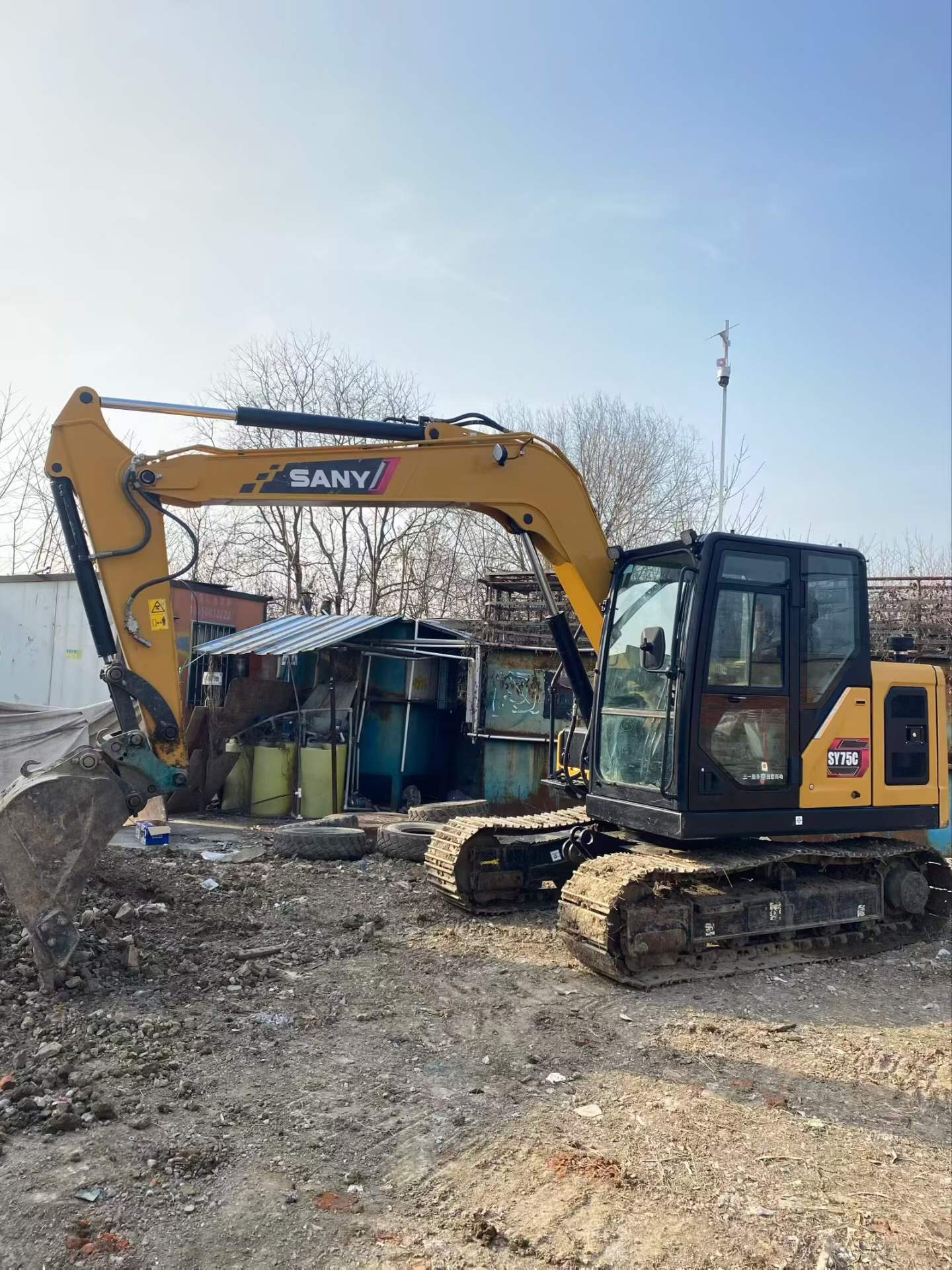 Used Sany SY75 Excavator 2023 Model / 2