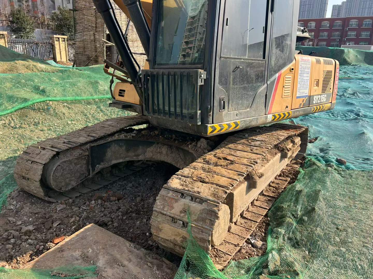 Used Sany SY215C-9 Excavator 2016 Model / 8