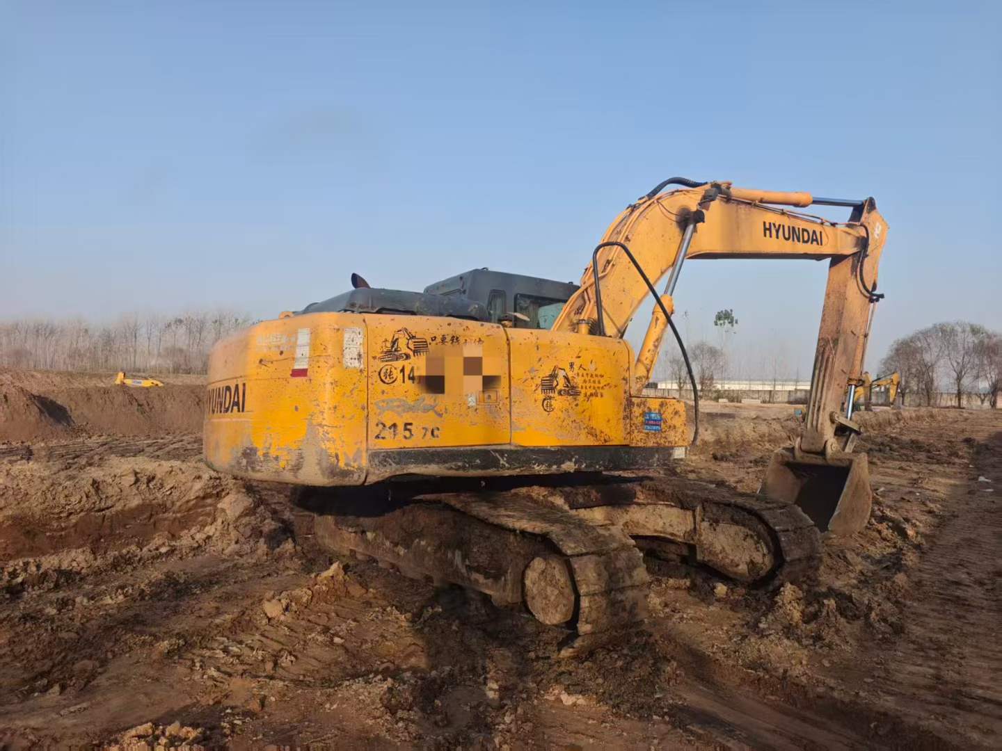 Used Hyundai R215-7C Excavator 2013 Model / 2