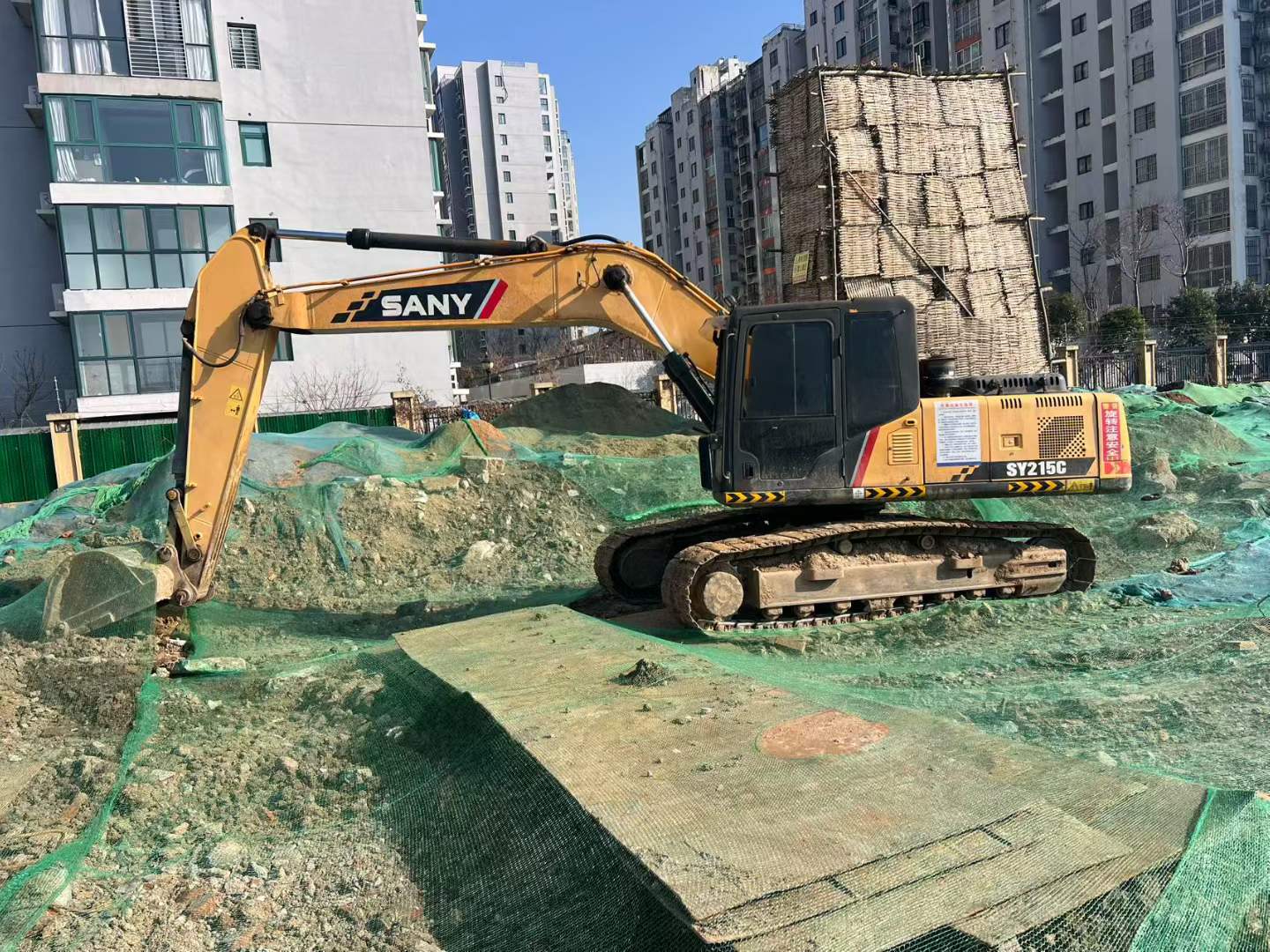 Used Sany SY215C-9 Excavator 2016 Model / 2