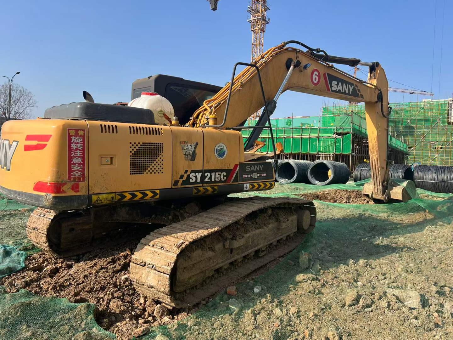 Buy Sany SY215C-9 Used Excavator