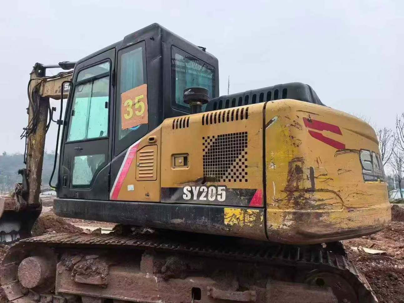 Used Sany SY135 Excavator 2016 Model / 9